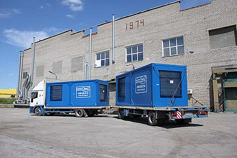 Доставка дизель-генераторов ЭТРО АД 500-Т400-2РБК - 2 шт. автопоездом